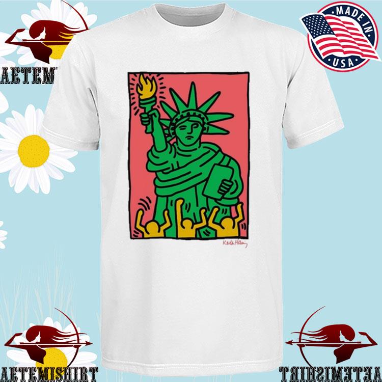 Official klara Kalu Keith Haring Statue Of Liberty T-Shirts