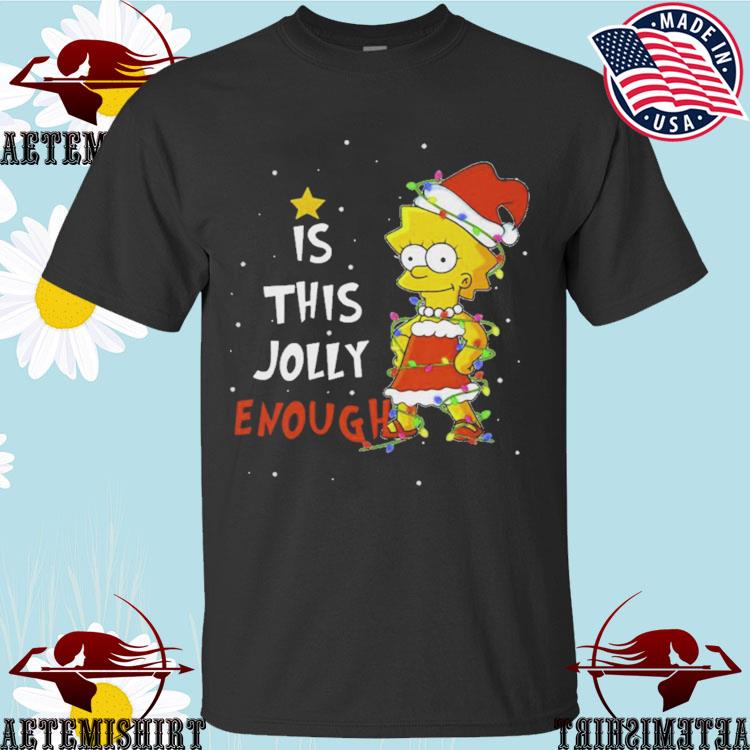 Official lisa Simpson Christmas Costume Is This Jolly Enough T-shirts