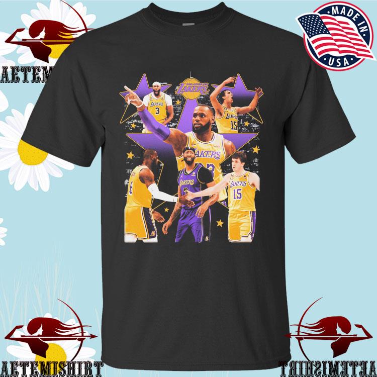 Official los Angeles Lakers Anthony Davis Austin Reaves And Lebron James 2023 T-Shirts