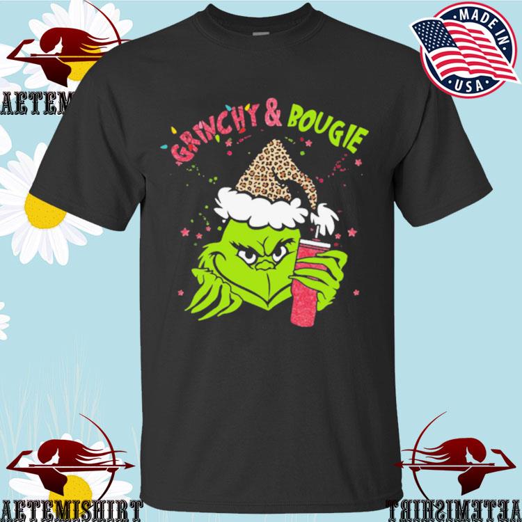 Official mean Green Guy Christmas Stanley Tumbler Grinchy & Bougie T-shirts