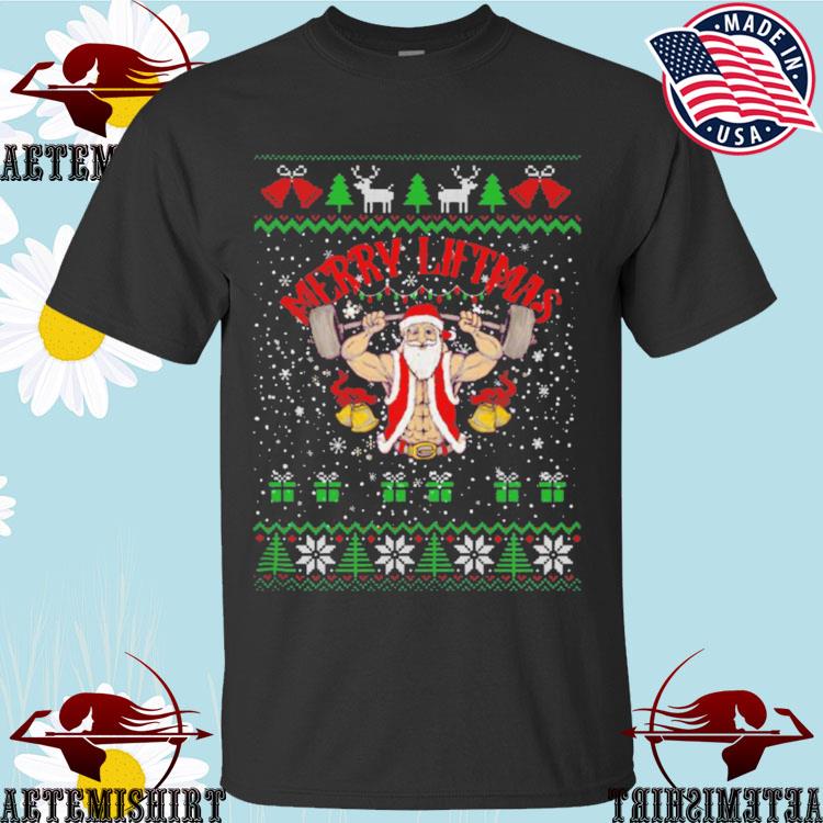 Official merry Liftmas Fitness Lover Christmas T-shirts