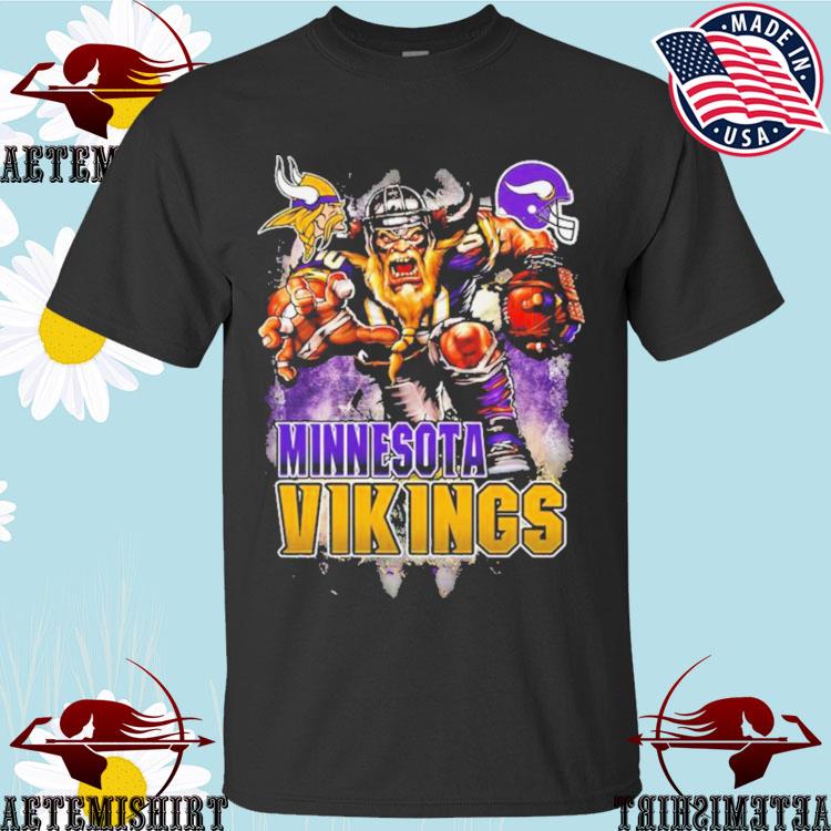 Official minnesota Vikings Football Mascot T-shirts
