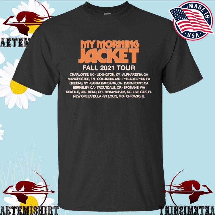 Official my Morning Jacket Live Photo 2021 Fall Tour T-shirts
