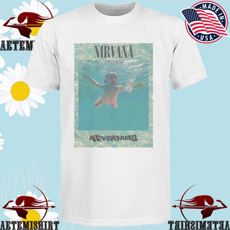 Official nirvana Nevermind Ripple Overlay T-Shirts
