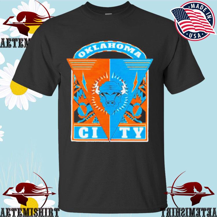 Official oklahoma City Basketball Bulls Logo T-shirts