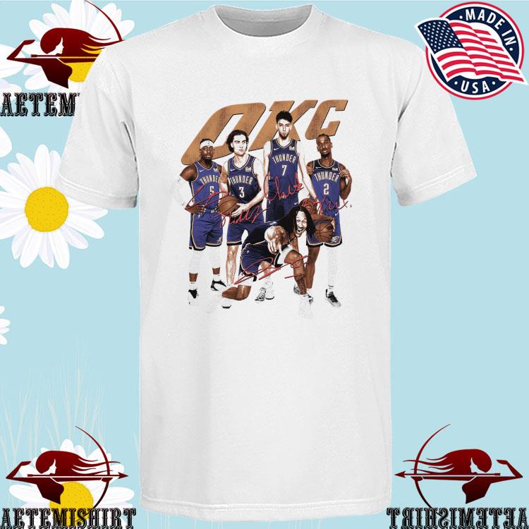 Official oklahoma City Thunder Players 2023 T-Shirts