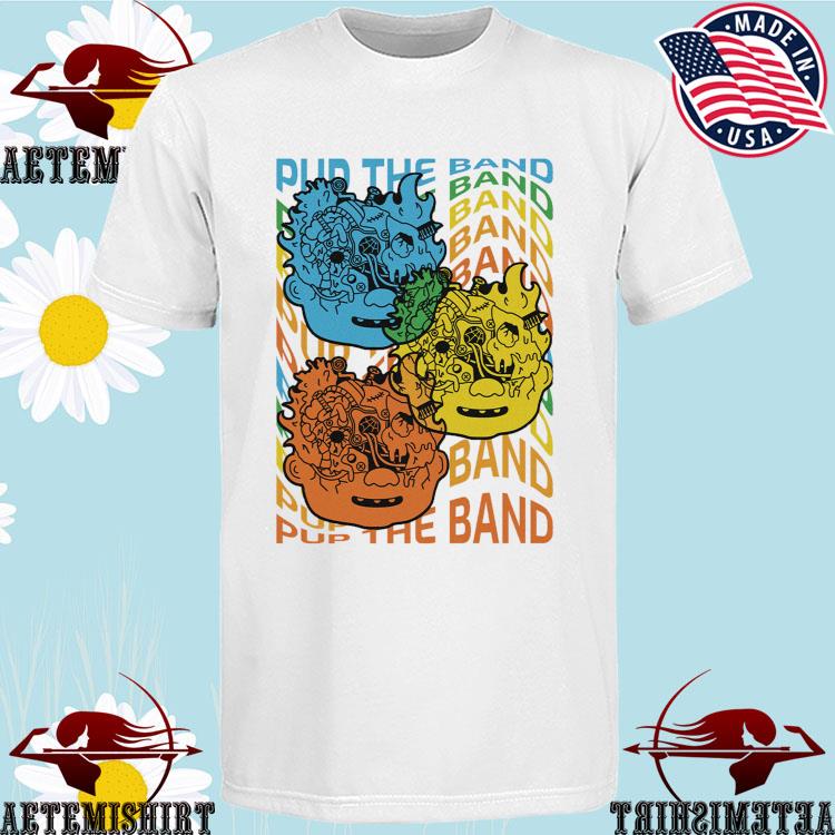 Official pup The Band Headburster in Technicolor T-shirts