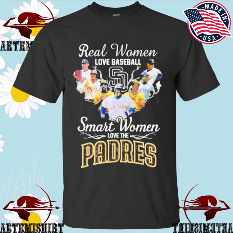 Official real Women Love Baseball Smart Women Love The San Diego Padres Players 2023 T-shirts