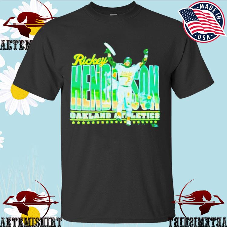 Official rickey Henderson Oakland Athletics T-shirts