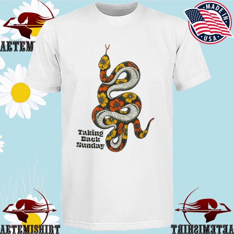 Official snake Taking Back Sunday T-shirts