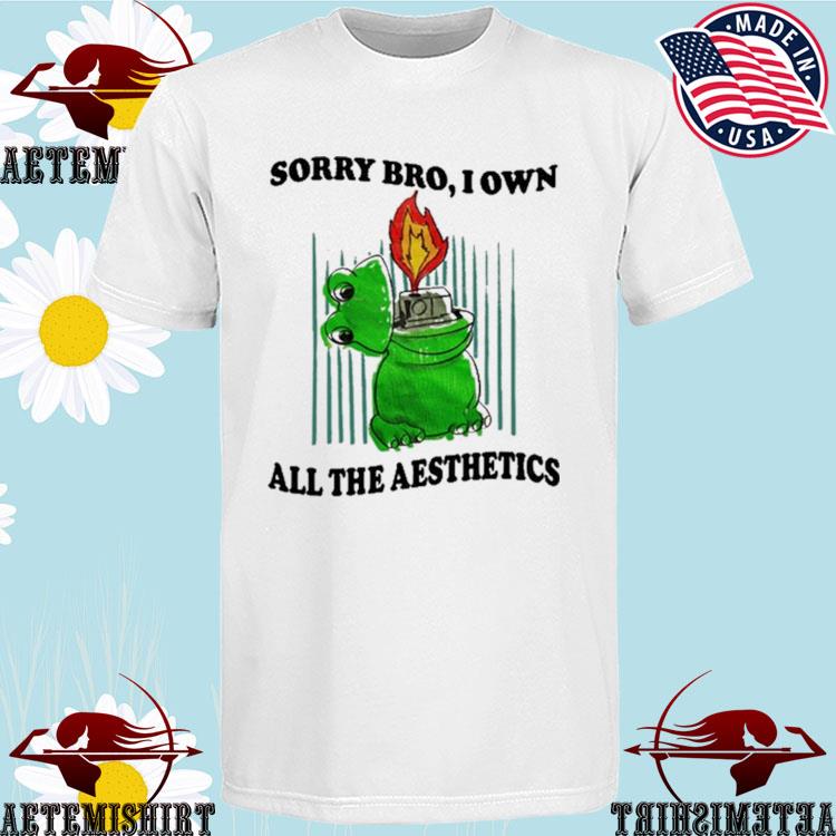 Official sorry Bro I Own All The Aesthetics T-Shirt