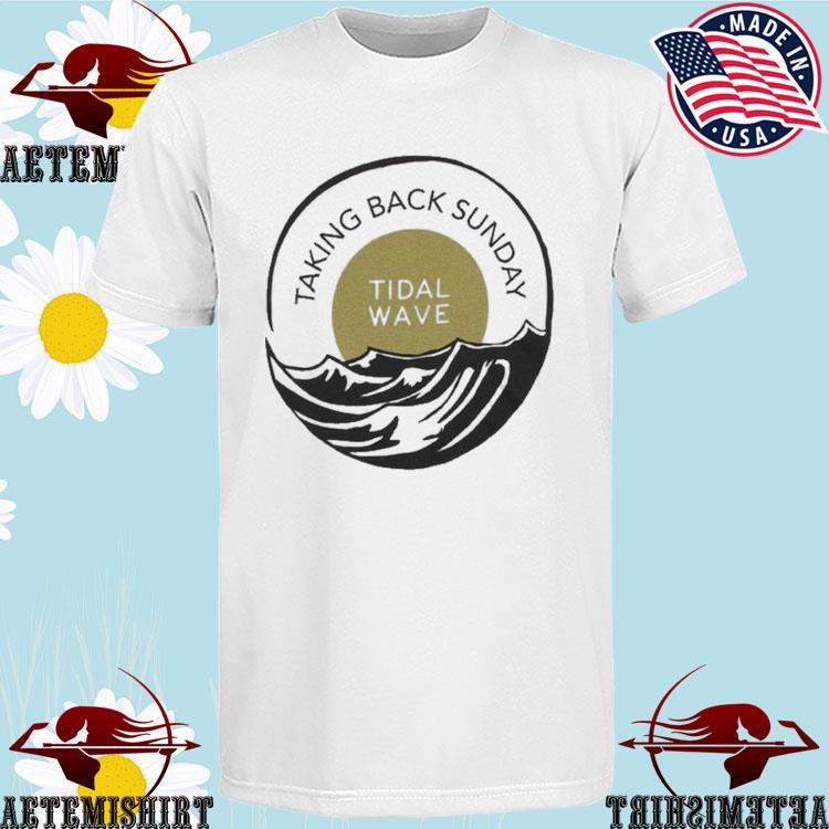 Official taking Back Sunday Tidal Wave T-shirts