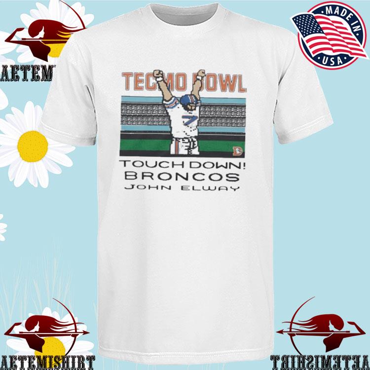Official tecmo Bowl Broncos John Elway T-Shirts