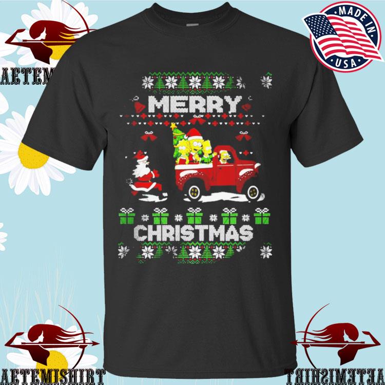 Official the Simpsons Ugly Christmas T-shirts