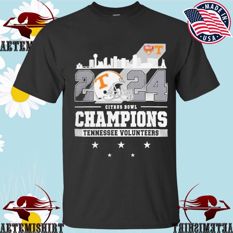 Official 2024 Citrus Bowl Champions Skyline Tennessee Football T-Shirts ...